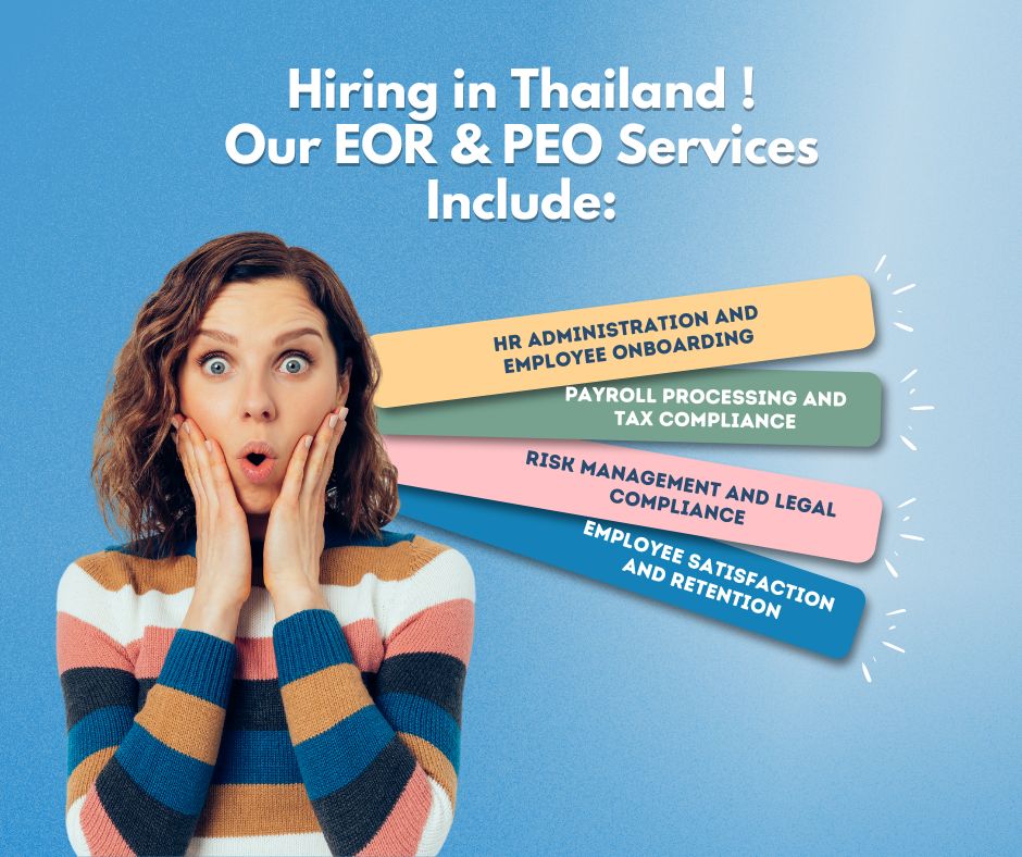 Thailand EOR (Employer of Record) 1 Oscoworks Professional HR& Payroll Services & Thai Visa Work Permit Consulting 2025 Thailand EOR PEO Alt Text